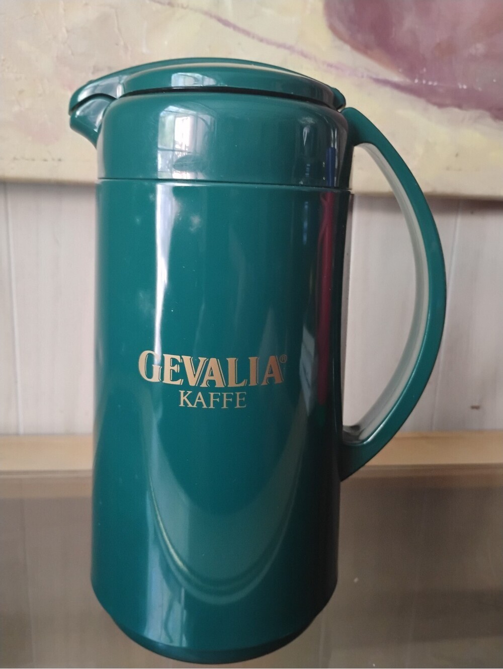 Gevalia Kaffe Green Thermal Coffee Carafe